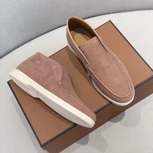 Mocassini casual in pelle scamosciata